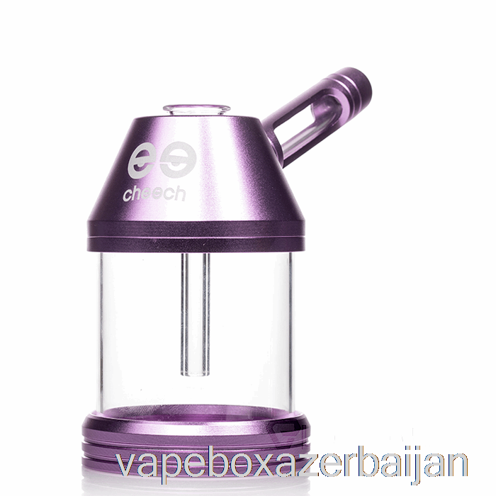 Vape Baku Cheech Glass Metal Oil Can Bubbler Purple